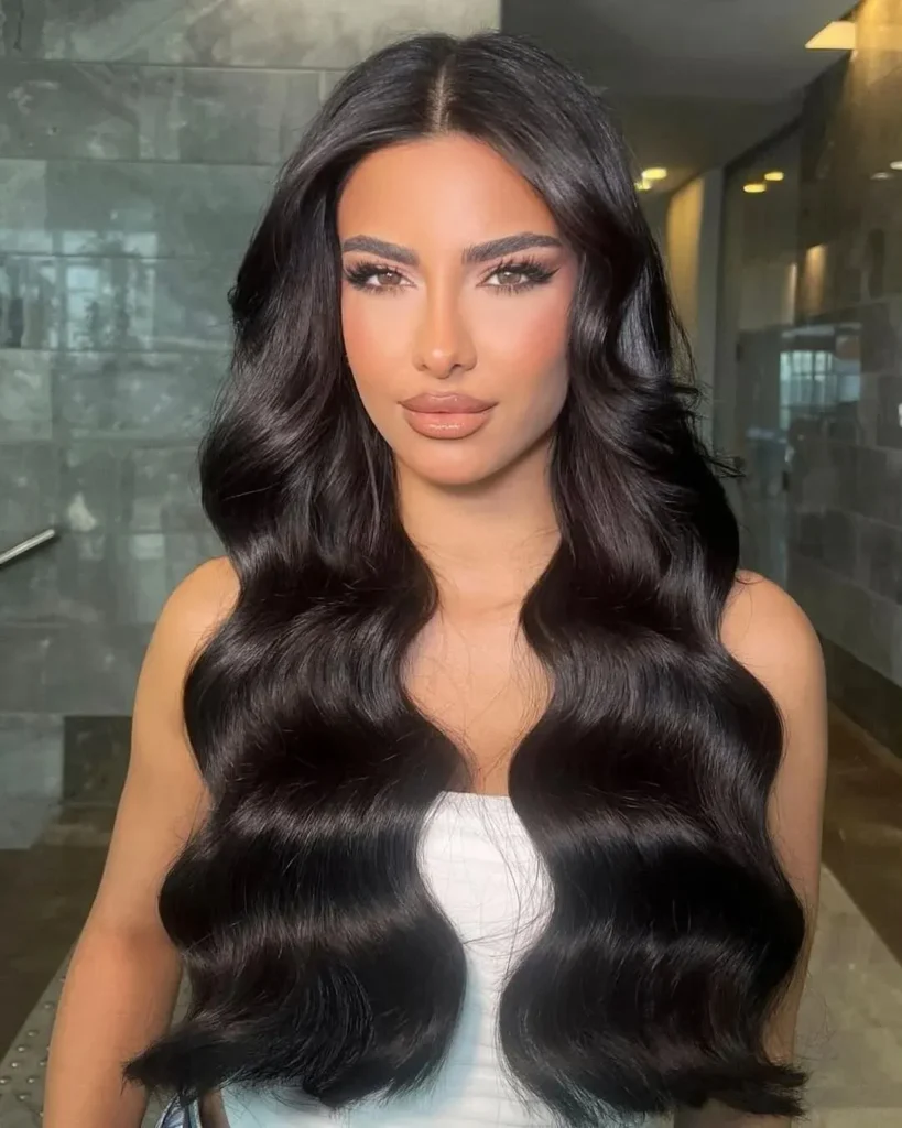 16 Deep Wave Hairstyles Ideas That Are Giving Main-Character Energy in 2026 2 Classic Long Deep Wave Hair