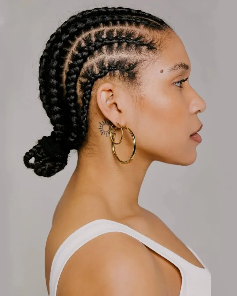 17 African Hairstyles That'll Make You Want to Book a Salon Appointment ASAP 3 Cornrows