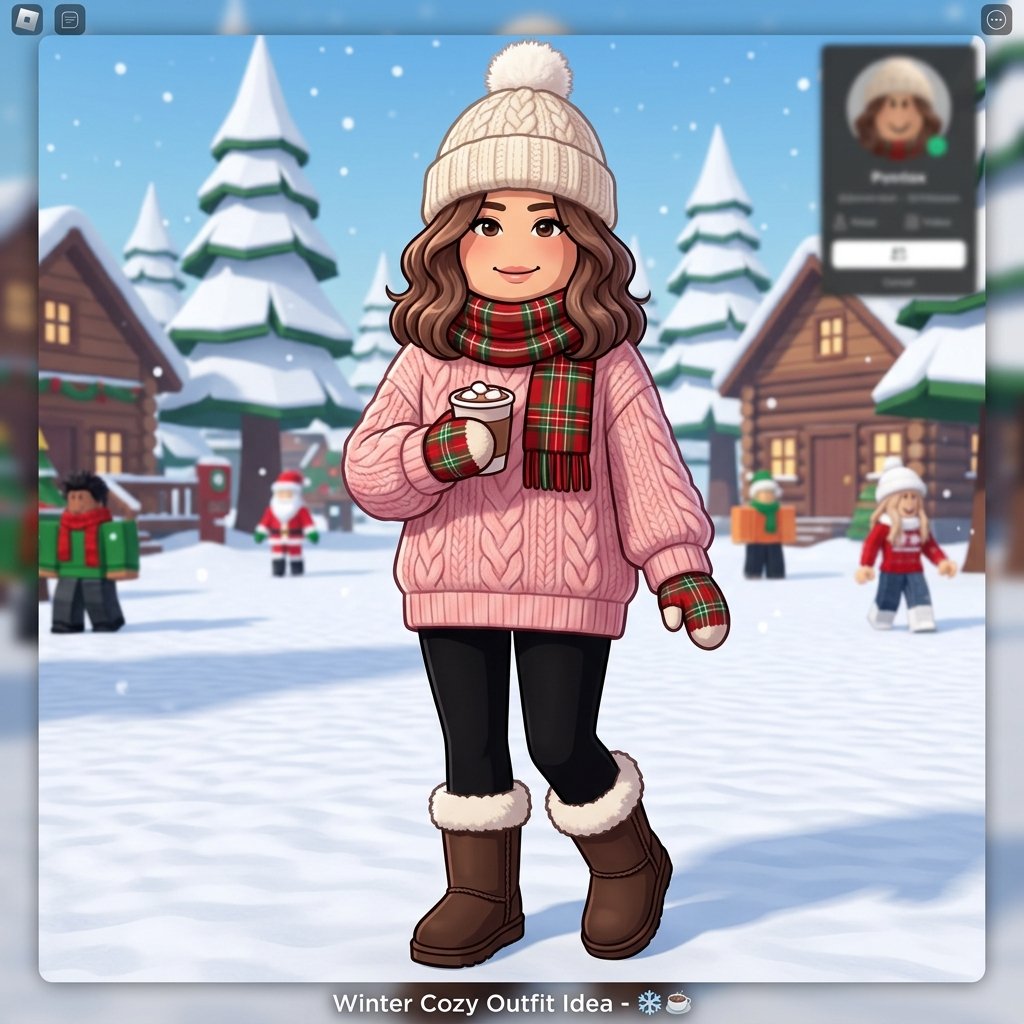 17 Roblox Outfit Ideas That Are Seriously Dripping in Style Right Now 7 Cozy Winter Avatar