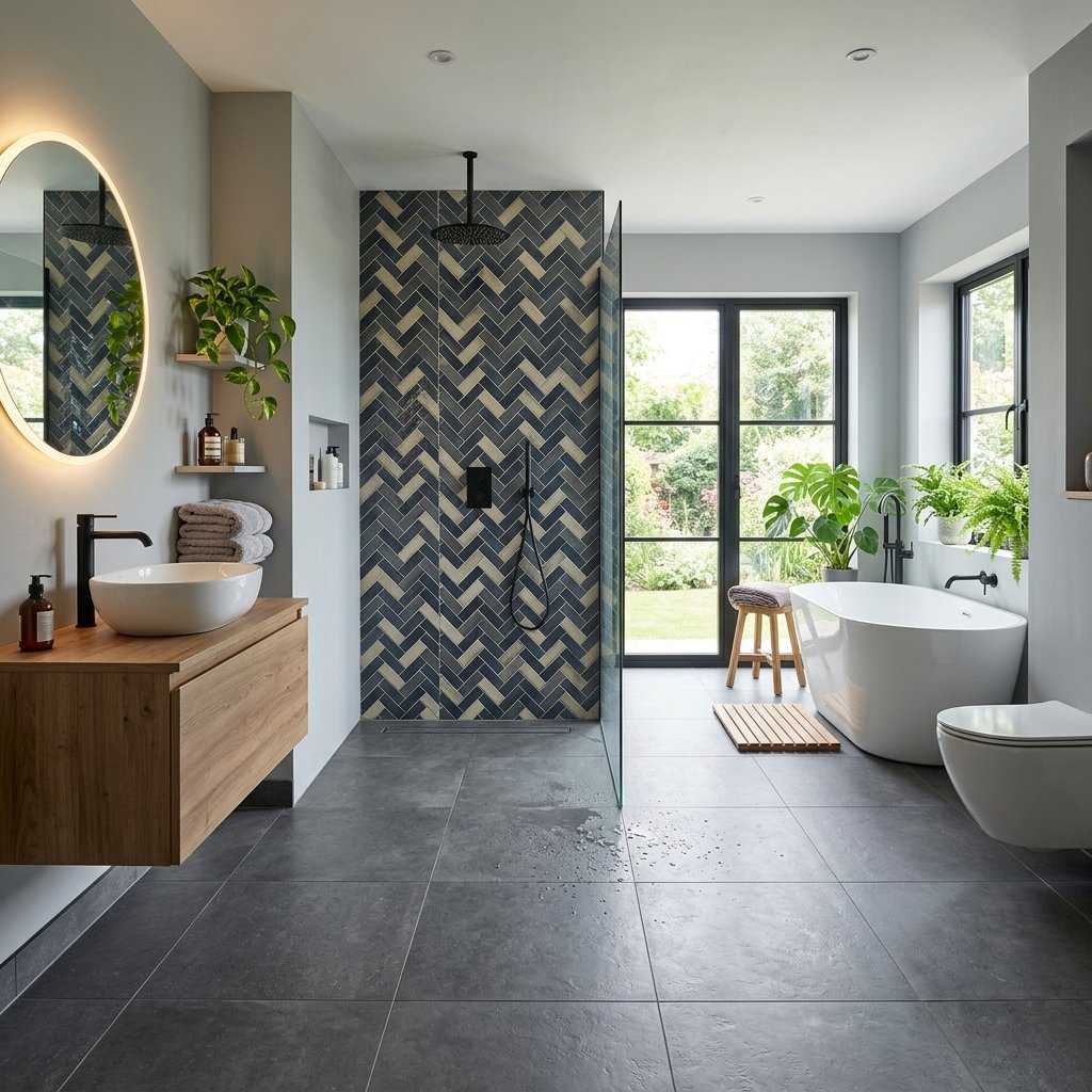 16 Bathroom Remodel Ideas That’ll Make Your Space Look Straight Out of a Luxury Spa 16 Create a Wet Room Layout