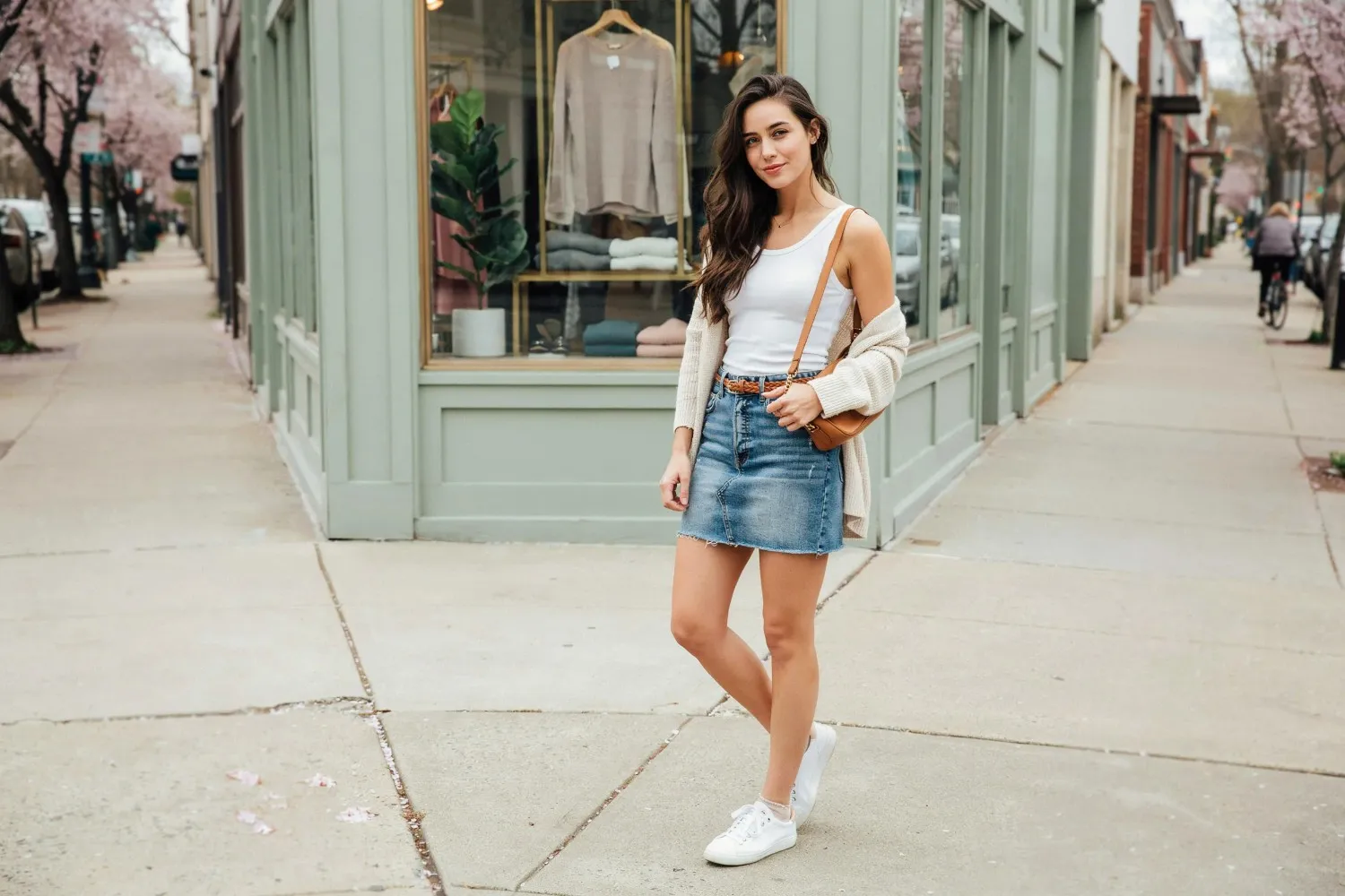 Denim Skirt Outfit Ideas