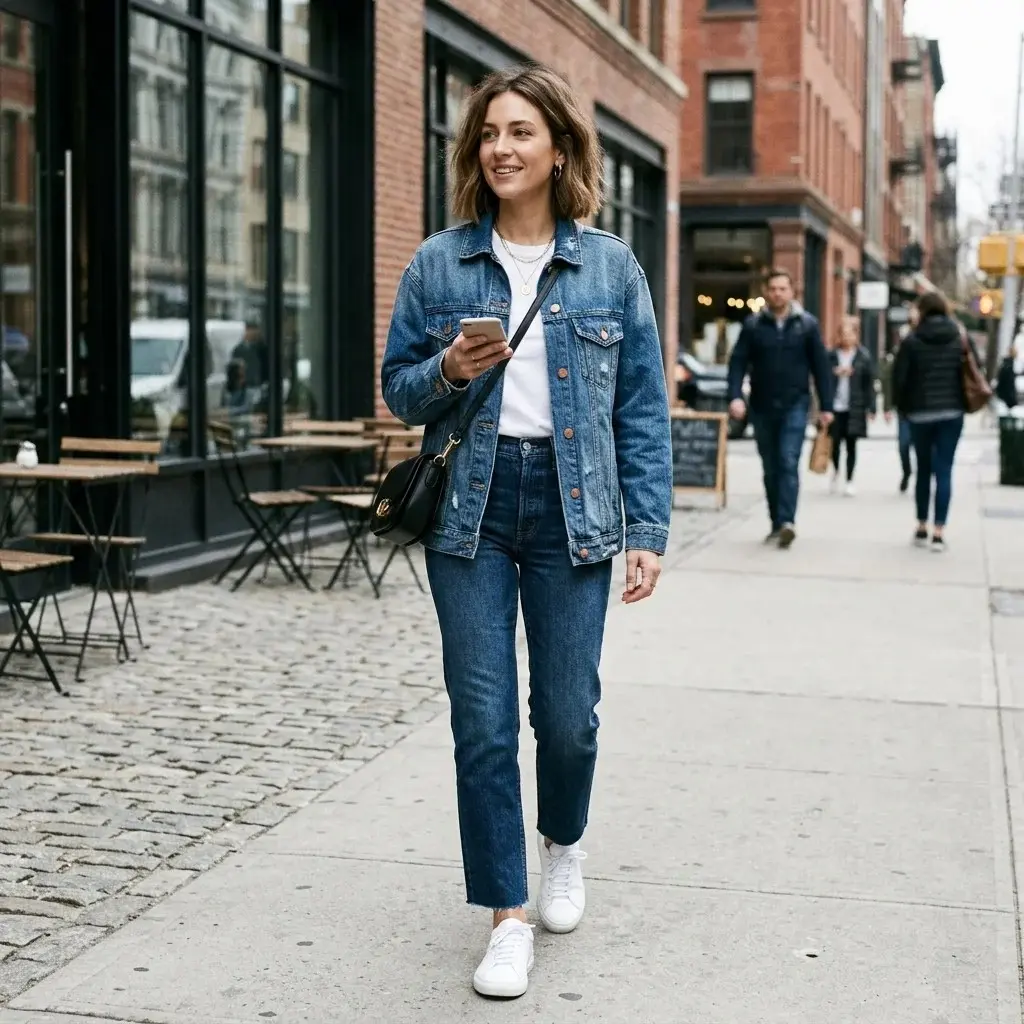 15 Jeans Outfit Ideas That Make Getting Dressed Way Too Easy 4 Denim on Denim But Make It Cool