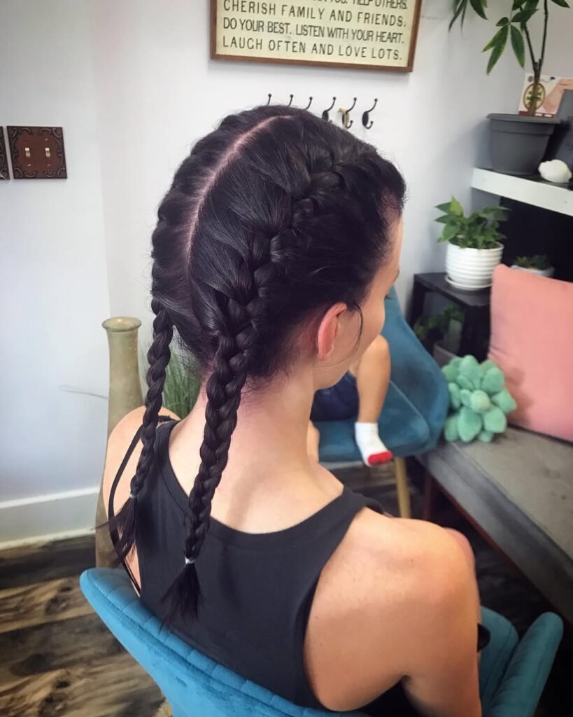 15 Rave Hairstyle Ideas That’ll Have You Looking Like the Main Character All Night 15 Double French Braids