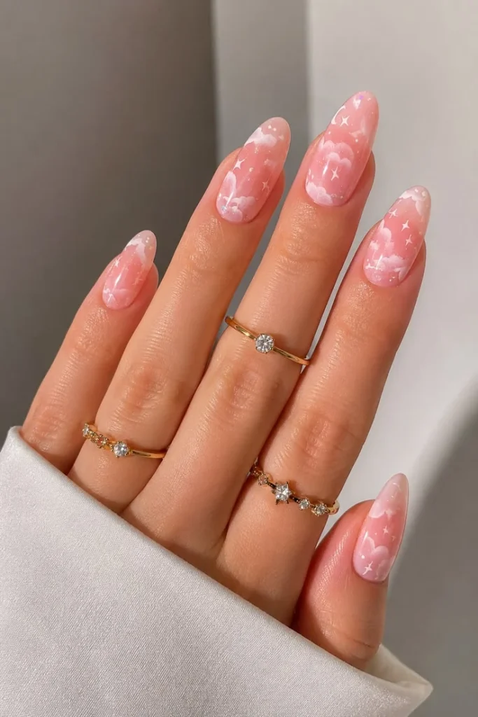 16 Baby Pink Nails That Are So Dreamy, You'll Want to Ditch Every Other Shade 11 Dreamy Cloud Nails