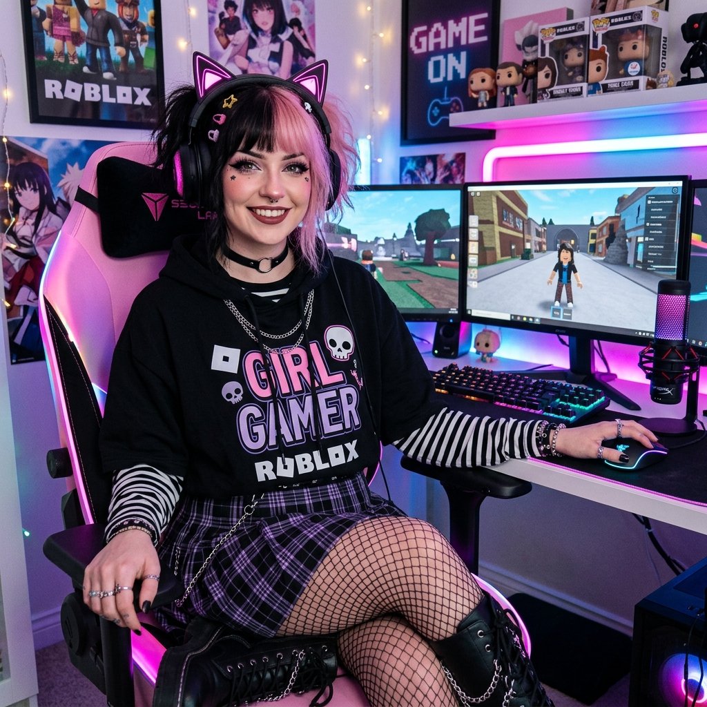 17 Roblox Outfit Ideas That Are Seriously Dripping in Style Right Now 18 E Girl Gamer Aesthetic