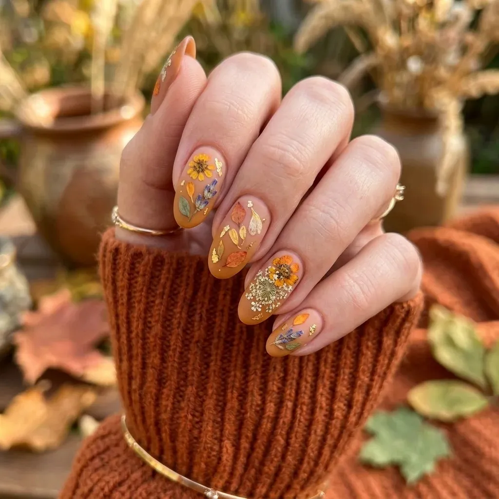 17 End of Summer Nails Ideas That Are So Chic, You’ll Forget Fall Is Coming 6 Floral Fade Nails