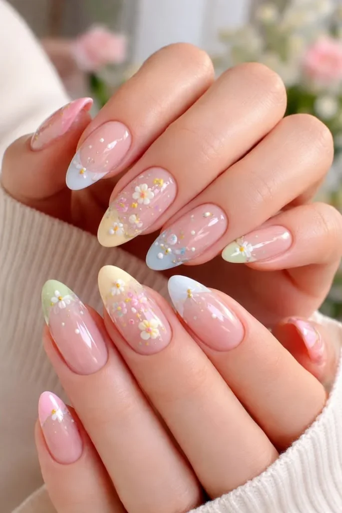 15 Pink Nail Ideas That Are So Good, You'll Want to Cancel Your Plans Just to Stare at Them 13 Fun Florals