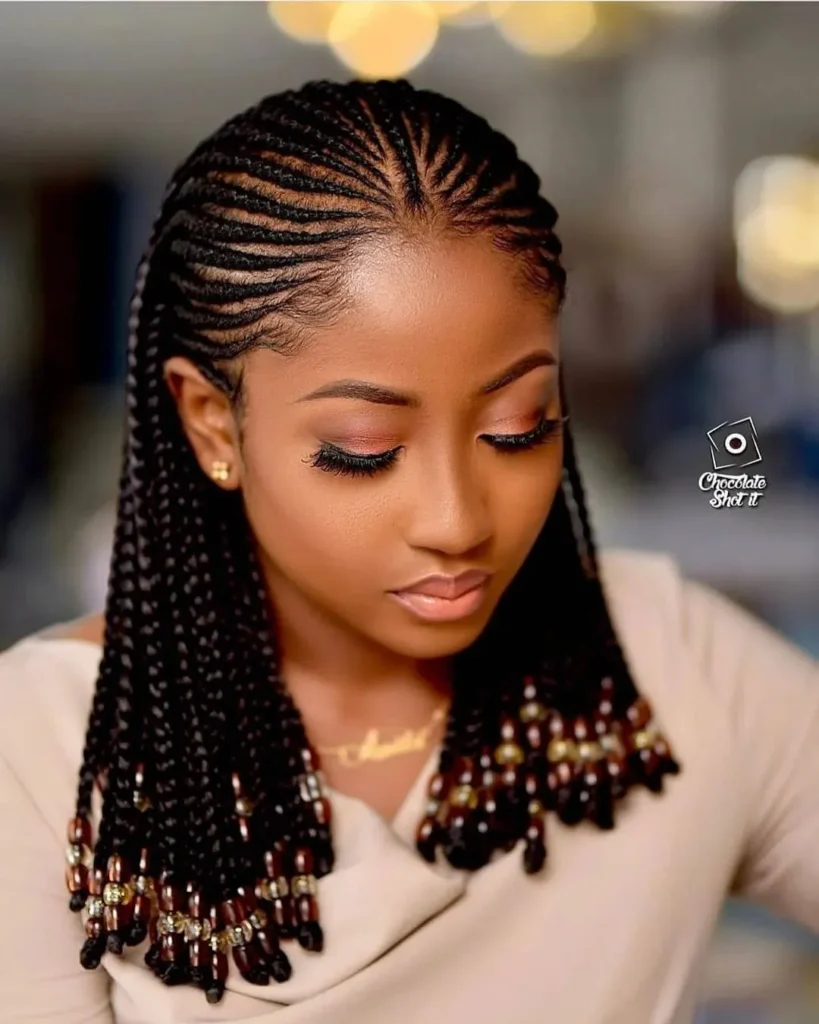 17 African Hairstyles That'll Make You Want to Book a Salon Appointment ASAP 8 Ghana Braids