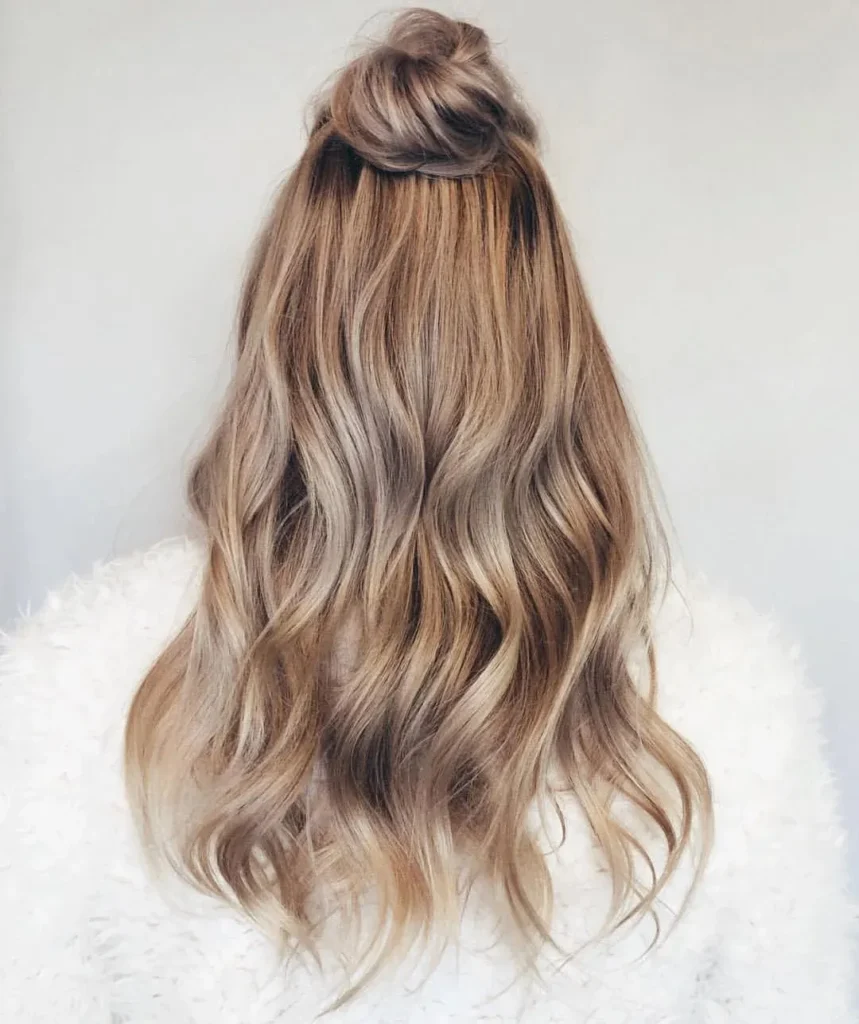 20 Dance Hairstyles That Stay Slaying From the First Beat to the Last Bow 7 Half Up Twisted Bun