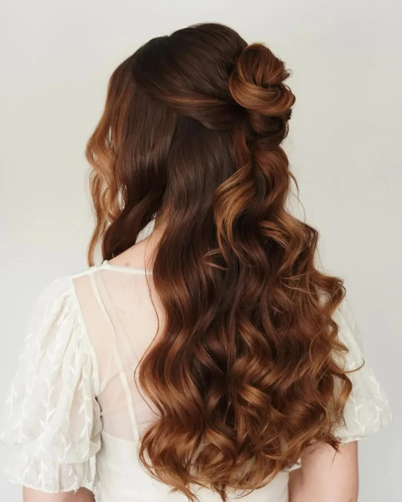 17 Fancy Hairstyles That'll Make You Look Like You Actually Tried (Without Trying Too Hard) 15 Knotted Half Up Style