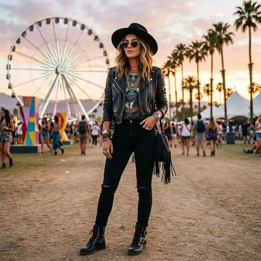 17 Fall Outfit Ideas That Make You Look Instantly Put Together Without Trying Too Hard 2 Leather Jacket Black Jeans