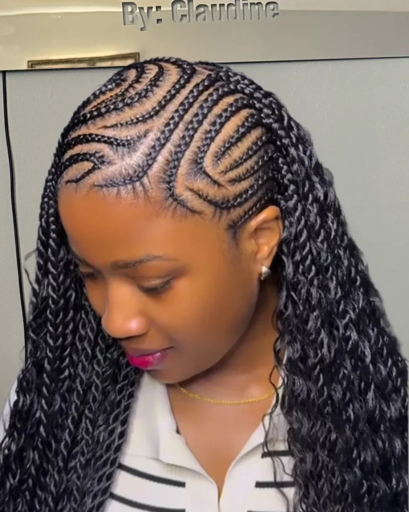 17 Braiding Hairstyles for Black Women That Are Giving Everything Right Now 10 Lemonade Braids