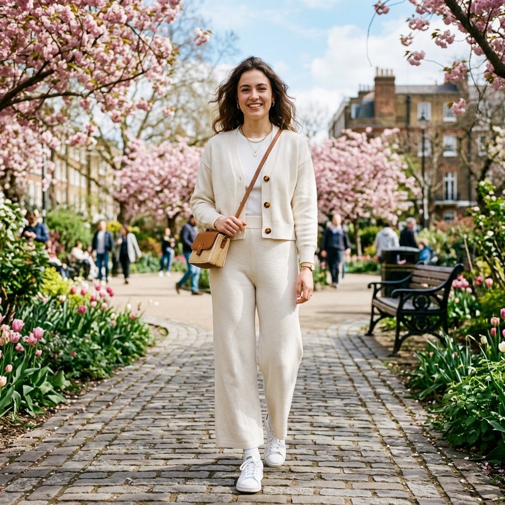19 Spring Outfit Ideas That Make Getting Dressed Way More Fun 6 Matching Knit Set