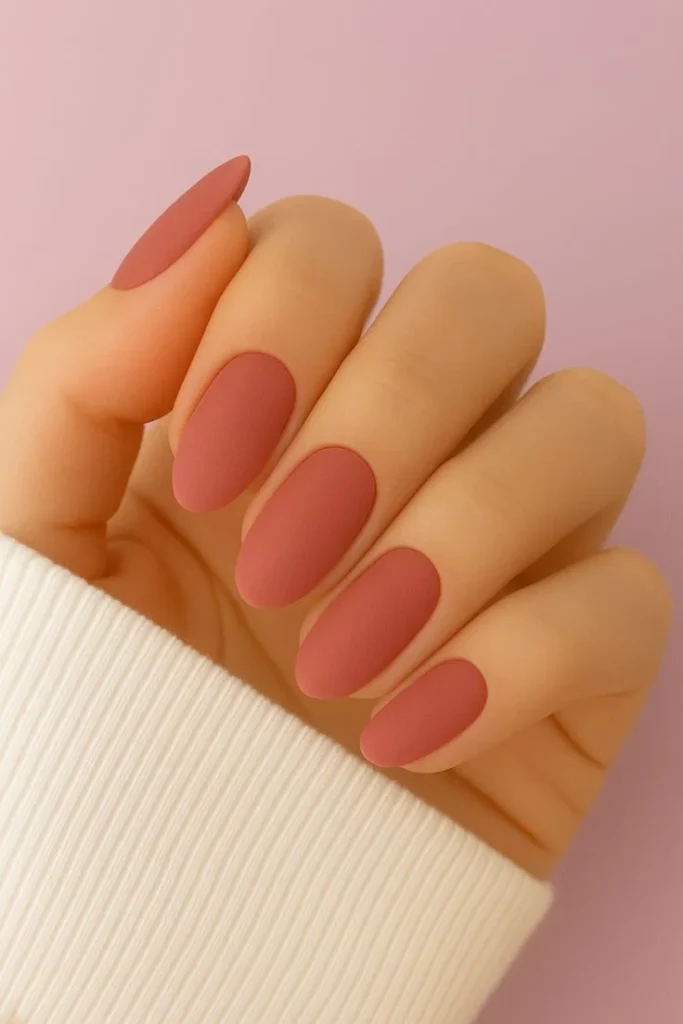 15 Pink Nail Ideas That Are So Good, You'll Want to Cancel Your Plans Just to Stare at Them 14 Matte Please
