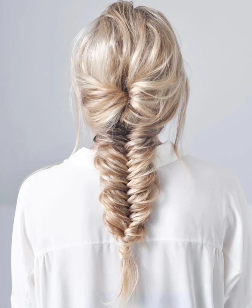 15 Boho Hairstyle Ideas That Are Giving Effortless Cool-Girl Energy in 2026 3 Messy Fishtail Braid