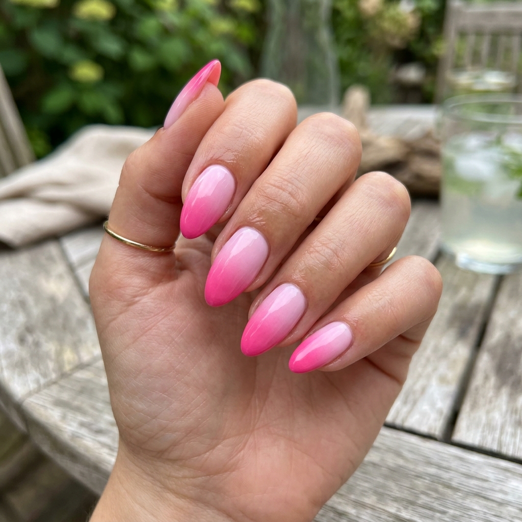 15 Pink Summer Nails That Are So Cute, You’ll Want to Book a Mani Immediately 5 Ombre Pink Fade Nails