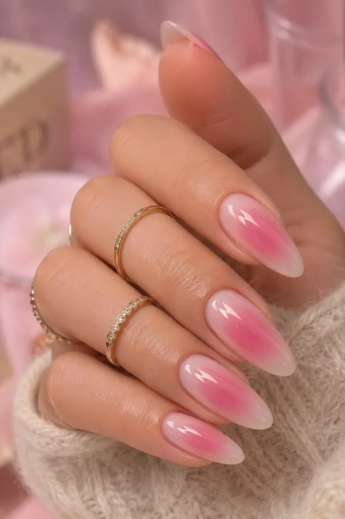 15 Pink Summer Nail Ideas That Are Serving Major Main Character Energy 12 Pink Aura Nails