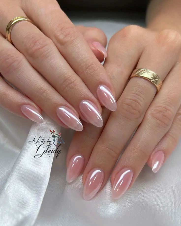 15 Pink Summer Nail Ideas That Are Serving Major Main Character Energy 7 Pink Jelly Nails The Fruit Snack of Nails
