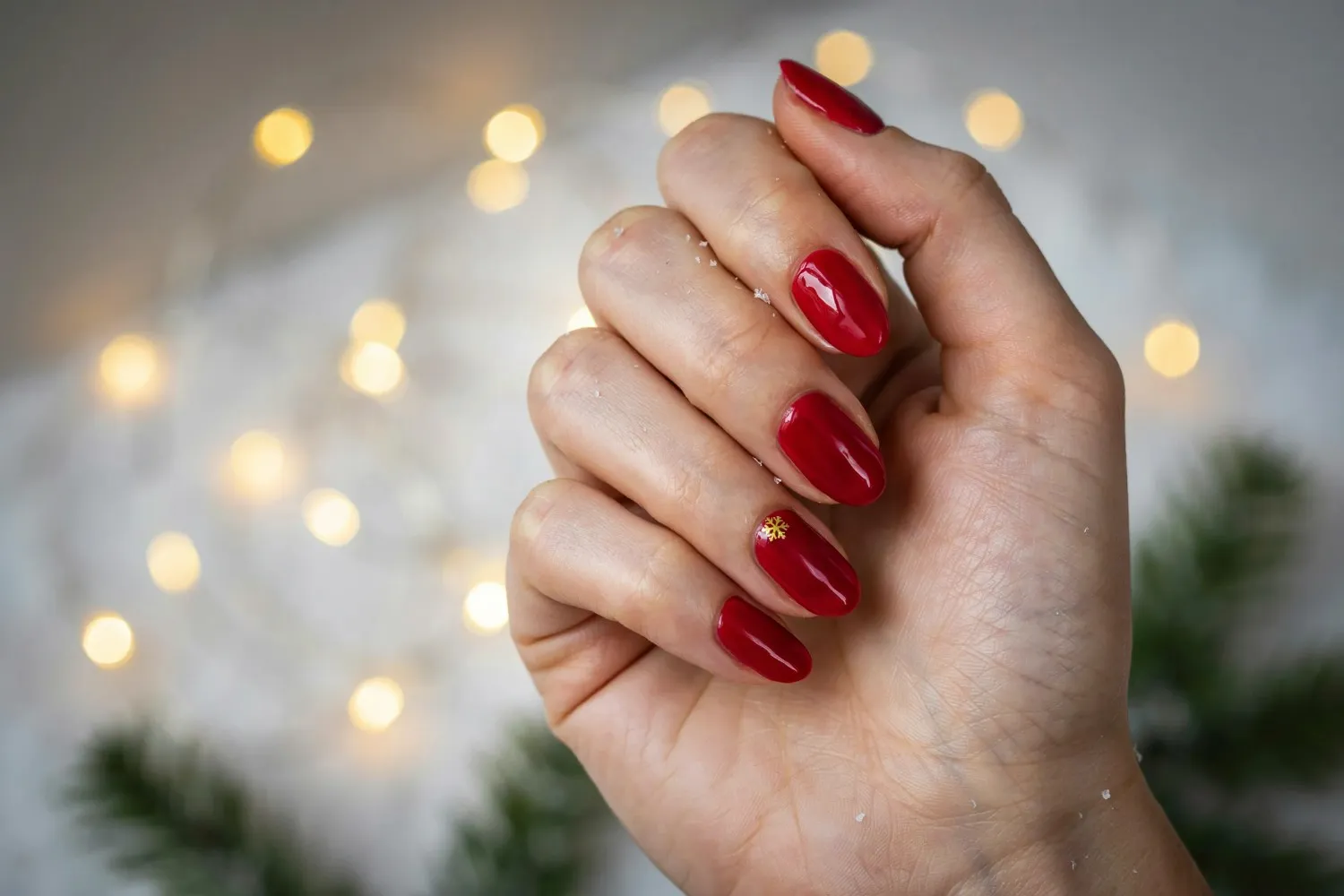 Red Christmas Nails