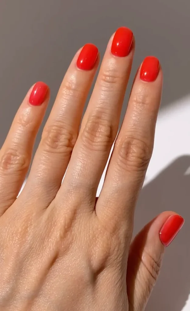 15 Trending Red Nails That Make Your Hands Look Instantly Expensive 14 Red Jelly Nails