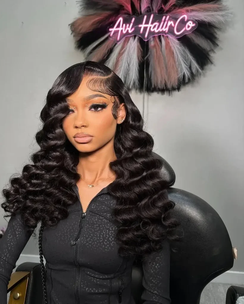 16 Deep Wave Hairstyles Ideas That Are Giving Main-Character Energy in 2026 5 Side Part Deep Wave Install