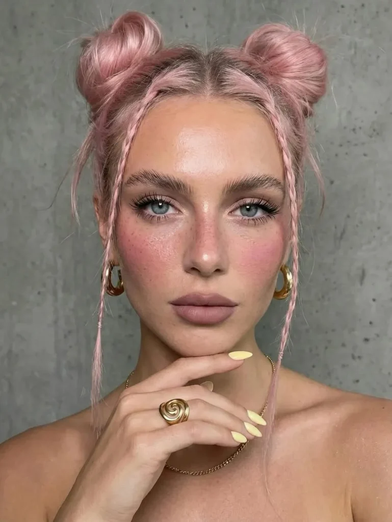 20 Dance Hairstyles That Stay Slaying From the First Beat to the Last Bow 5 Space Buns