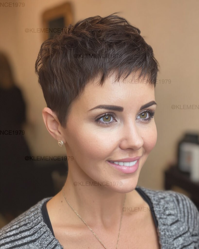 17 Prom Hairstyles for Short Hair That Are Seriously Main-Character Energy 4 Textured Pixie With Sparkly Pins