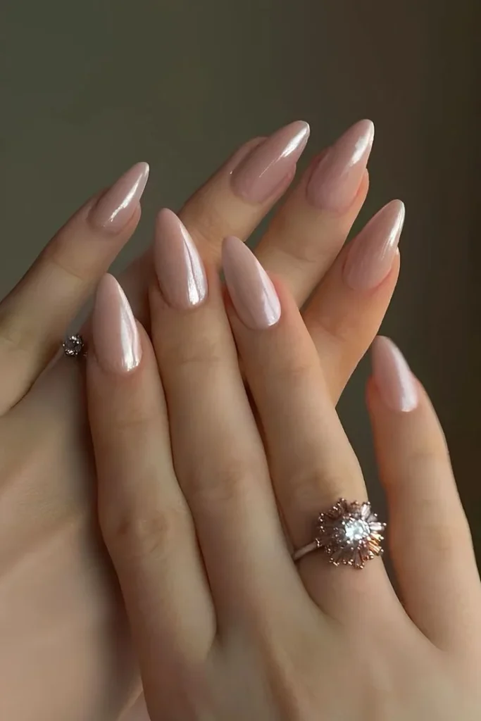 16 Baby Pink Nails That Are So Dreamy, You'll Want to Ditch Every Other Shade 2 The Classic Cream Finish