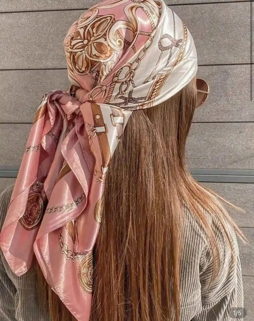 16 Relaxed Hairstyle Ideas That'll Make You Look Effortlessly Stunning (No Salon Required) 14 The Scarf Wrap Half Up