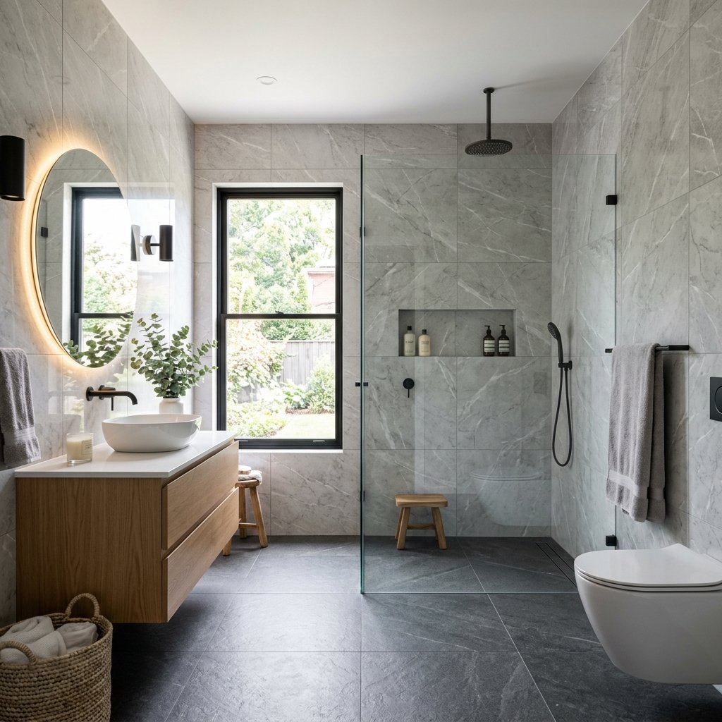 16 Bathroom Remodel Ideas That’ll Make Your Space Look Straight Out of a Luxury Spa 10 Try Floor to Ceiling Tile