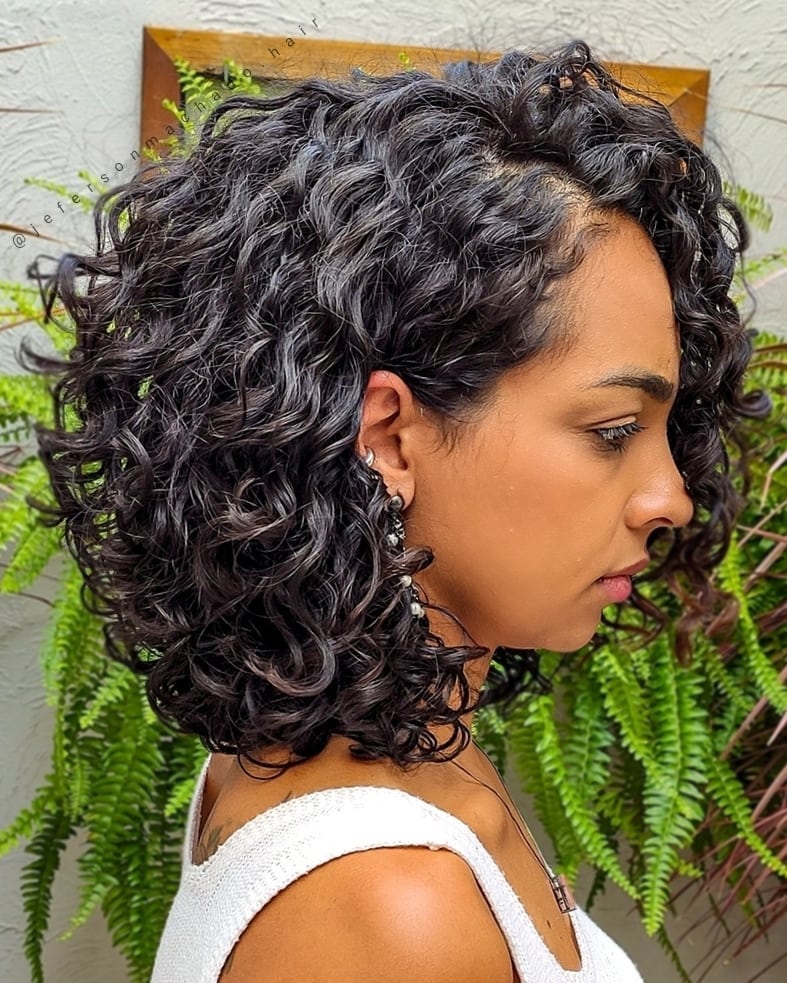 17 Wedding Hairstyles for Short Hair That Look Crazy Elegant Without Trying Too Hard 15 Voluminous Curly Bob