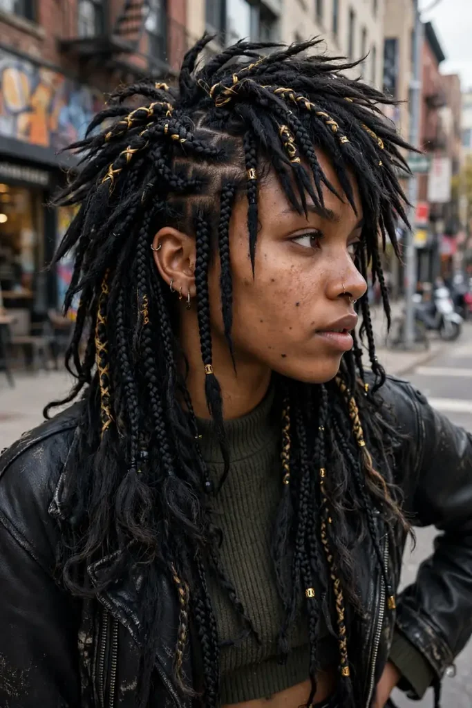 braids2 06 heavily layered shag