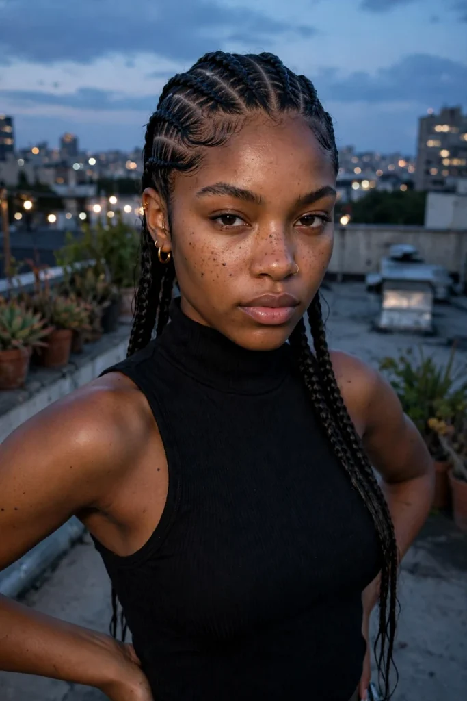 braids2 13 slicked wet look