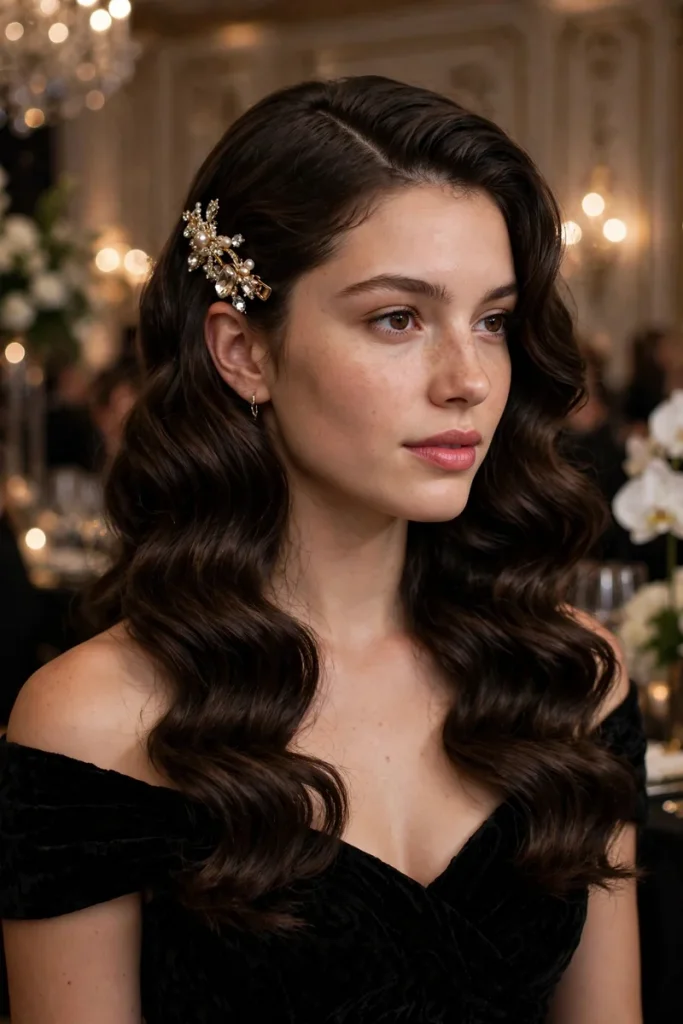 deepwave 08 deep side part jeweled clip