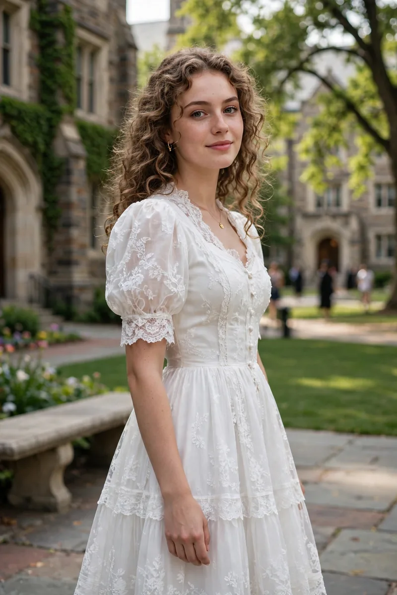 grad 01 the classic white dress 1