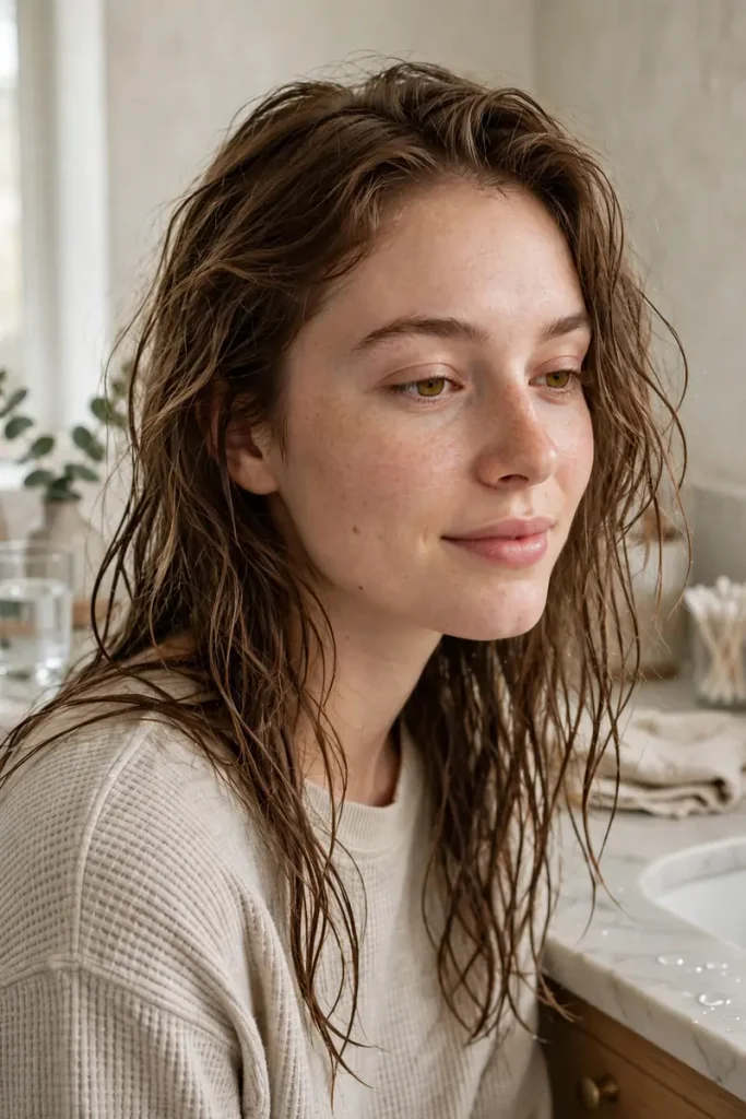 15 Lazy Hairstyle Ideas, Sorted by the Actual Excuse That Created Each One 9 lazy 08 water only reset