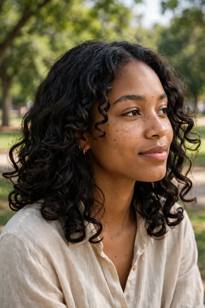 relaxed 07 bouncy curled ends