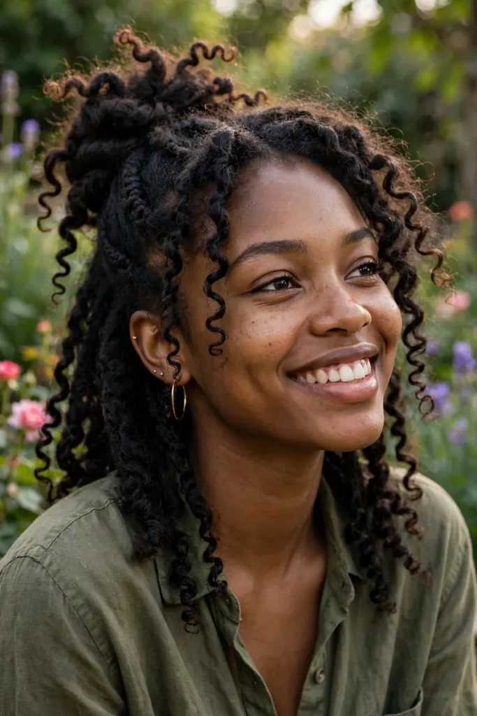 relaxed 09 bantu knot out