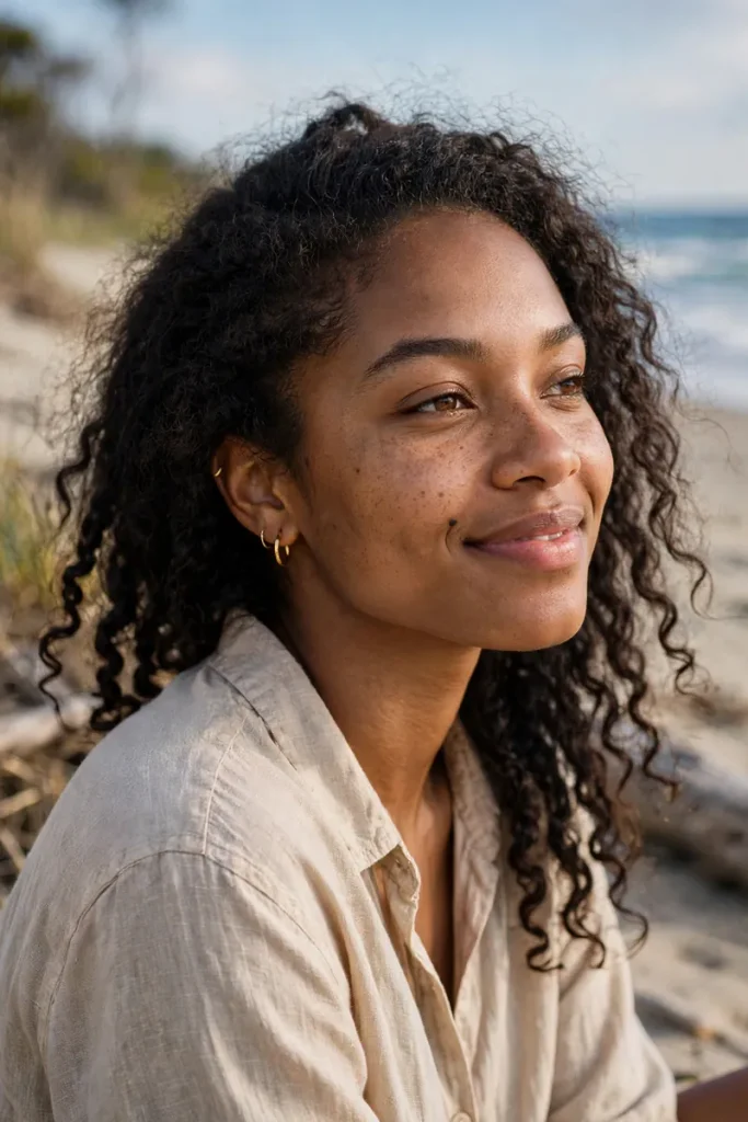 relaxed 10 braid out