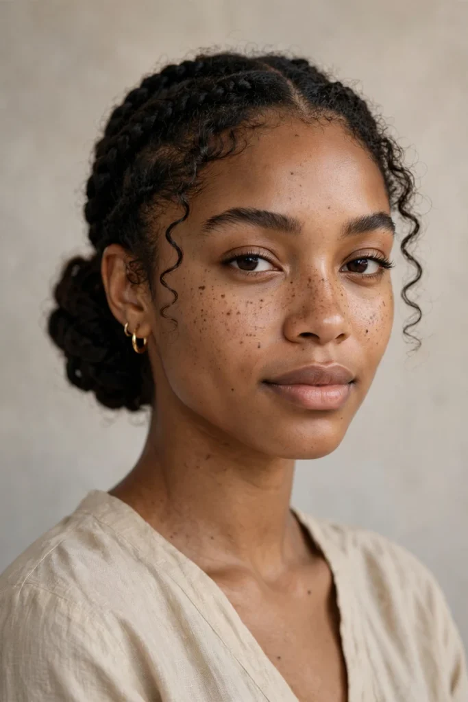 relaxed 13 protective low manipulation bun