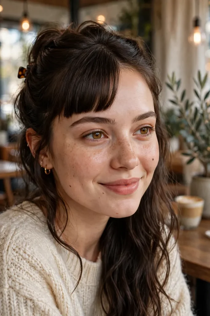 17 Unique Hairstyle Ideas, Sorted by the Surprise That Makes Them Stand Out 16 unique 15 half bangs