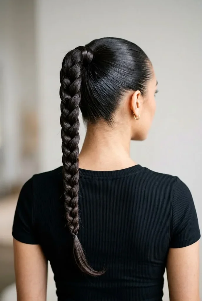 16 Cute Hairstyles for School That Look Adorable Even at 7 A.M. 16 A High Braided Ponytail