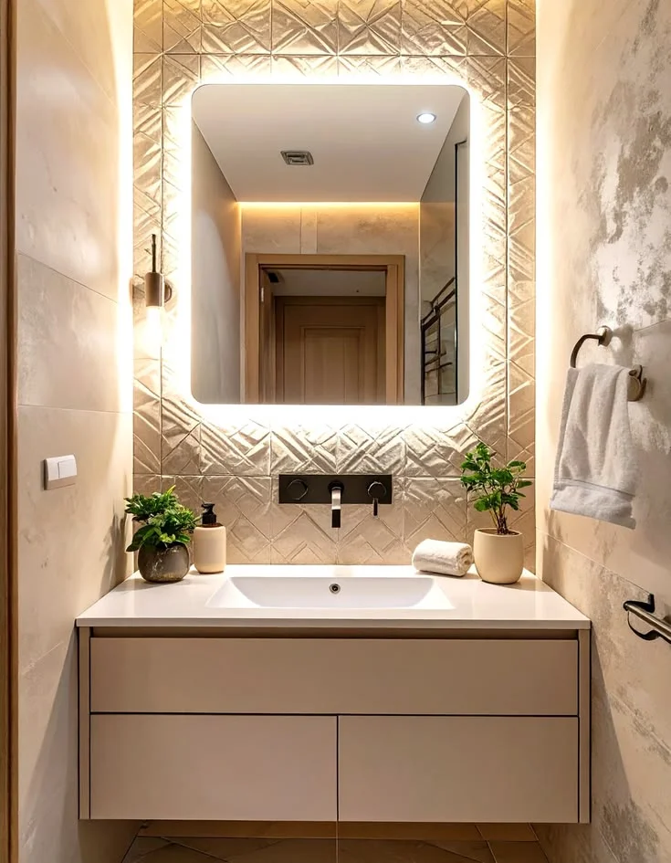 20 Trending Bathroom Ideas That Are Seriously Making Every Home Look Expensive in 2026 6 Backlit Mirrors