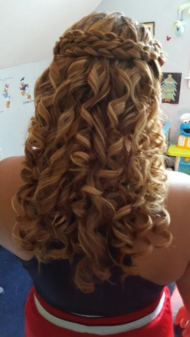 19 Cute Hairstyles for Curly Hair That'll Make You Fall in Love With Your Curls All Over Again 12 Braided Crown on Curly Hair