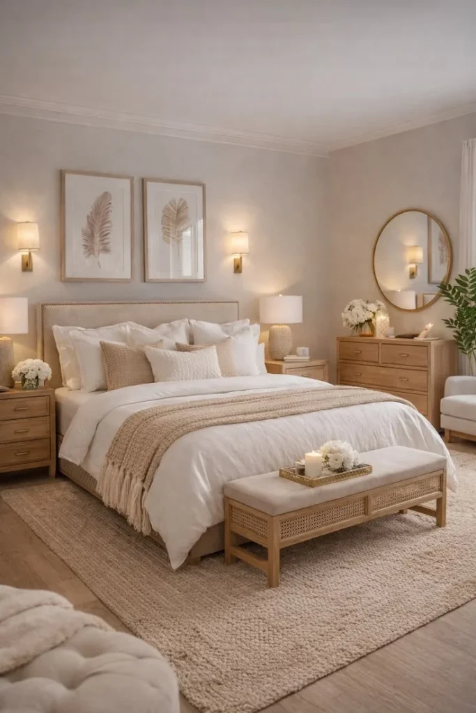 19 Guest Bedroom Ideas That Look Straight Out of a Luxury Hotel 2 Cozy Neutral Retreat