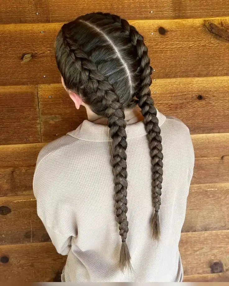 16 Cute Hairstyles for School That Look Adorable Even at 7 A.M. 10 Double Dutch Braids