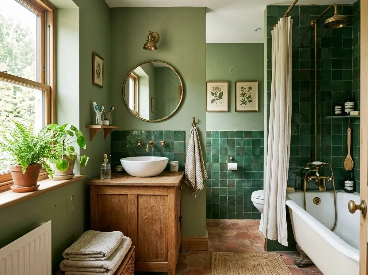 Green Bathroom Ideas