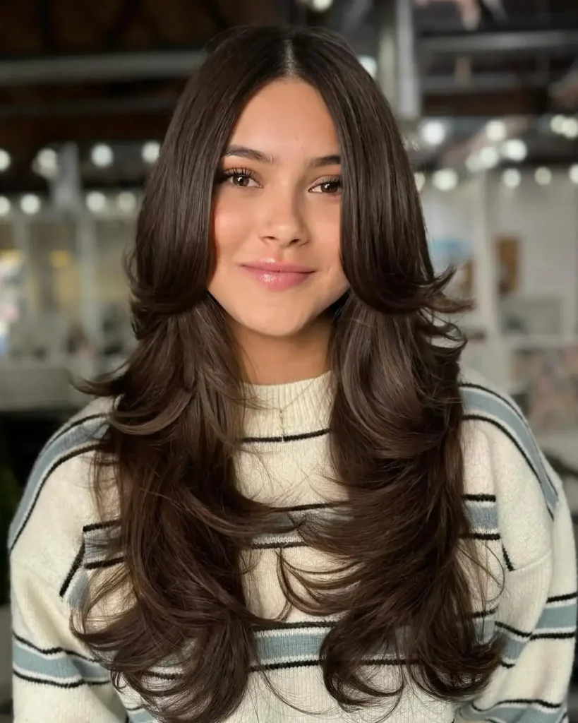 18 Bang Hairstyles That'll Make You Want to Grab Scissors ASAP 14 Long Bangs