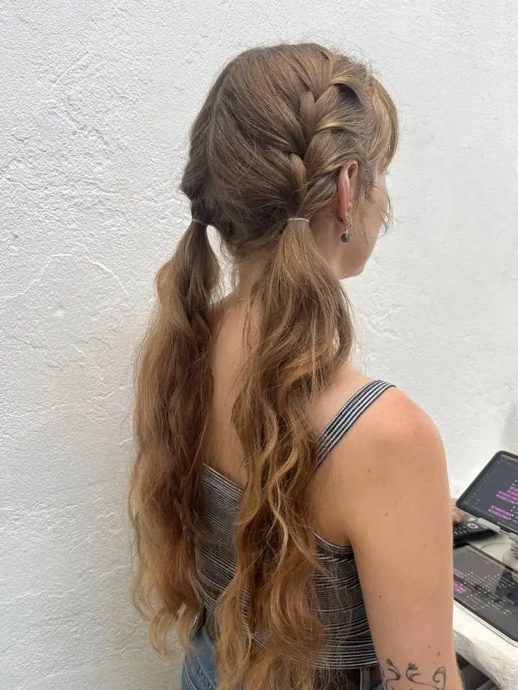 16 Cute Hairstyles for School That Look Adorable Even at 7 A.M. 13 Low Pigtails With Soft Waves