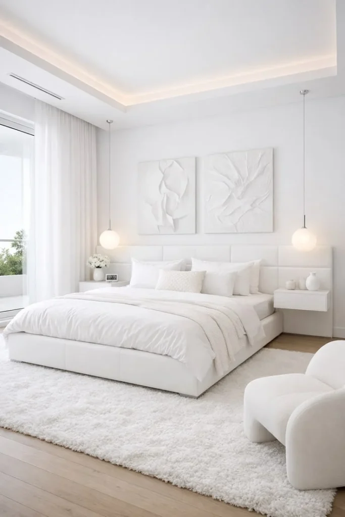 19 Guest Bedroom Ideas That Look Straight Out of a Luxury Hotel 10 Luxe All White Bedroom